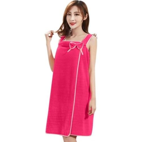 Women Quick Dry Magic Bathing Towel Spa Bathrobes Wash Clothing Sexy Wearable Microfiber Beach Towels