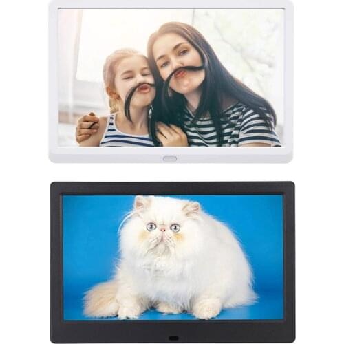 10 Inch Electronic Album Frame Remote control LED Digital Photo Frame Holder LCD Display Video Playing With Automatic Slideshow