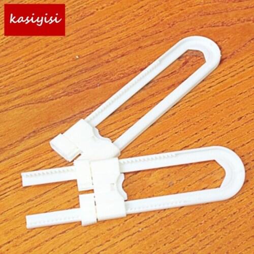 10Pcs/lot Security Plastic Mulitpile Function Safety Lock Baby Drawer Long Lock Long Cabinet Lock