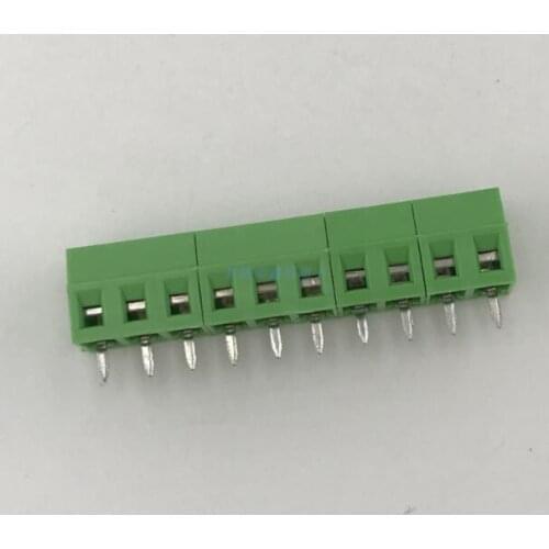 50pcs Screw type PCB terminal block 3.81MM terminal block green terminal K128L-3.81MM PCB terminal