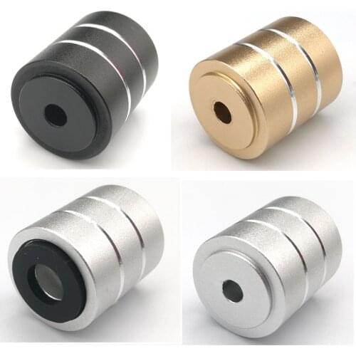 Aluminum Solid CNC HIFI Audio Speaker Spikes Preamp DAC Foot Pad Anti-shock Shock Absorber Isolation Nail Stands 20*23mm