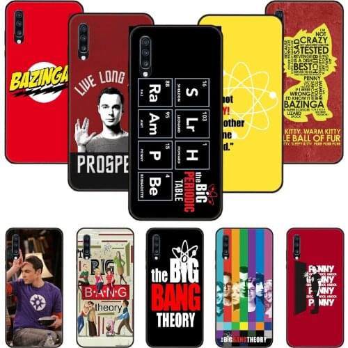 Phone Case For Samsung Galaxy A 50 51 71 70 7 5 10 20 30 40 41 21 S E Black Cover Hoesjes Trend Shell 3D The Big Bang Theory