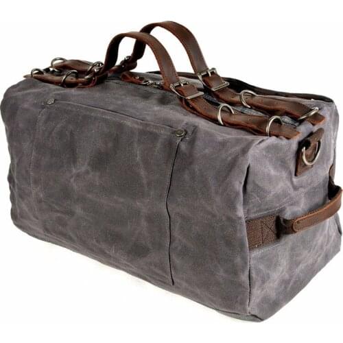 Travel business trip canvas handbag large capacity mens luggage portable short-distance female totes bag