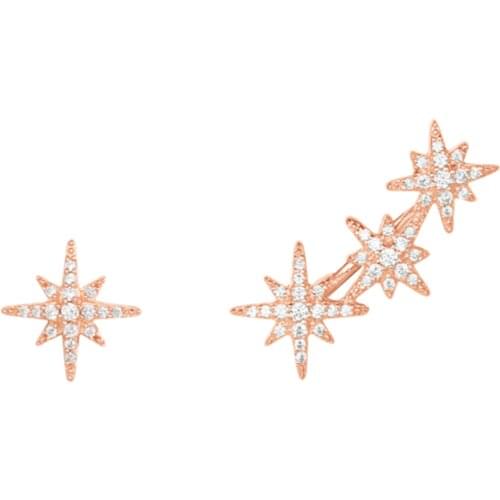 Hot selling classic explosive 925 sterling silver set stone fan tianxing series of high-grade earrings, gift, free mail, custom