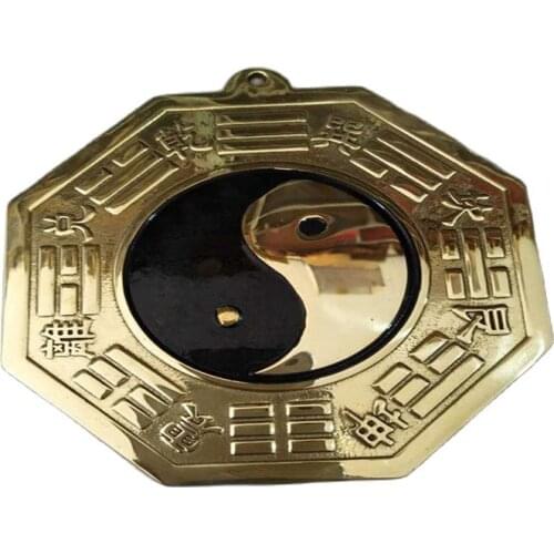 Chinese Feng shui bronze mirrors, Feng shui copper light yin yang mirror