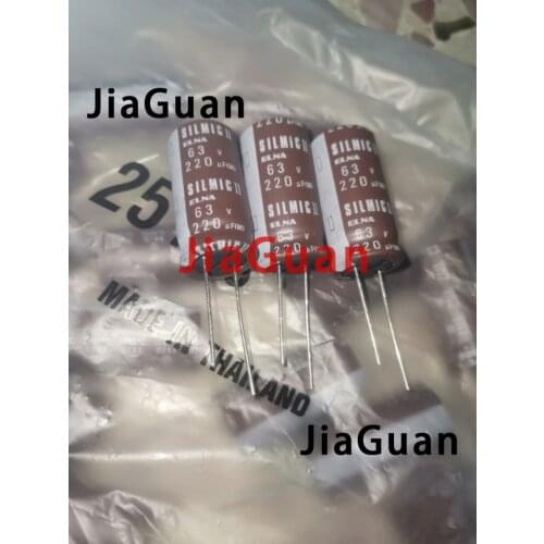 4PCS NEW ELNA RFS SILMIC II 220UF 63V 16X31MM Brown God SILMICII 63V220UF hot sale SILMIC2 220uf/16v brown 63V 220UF
