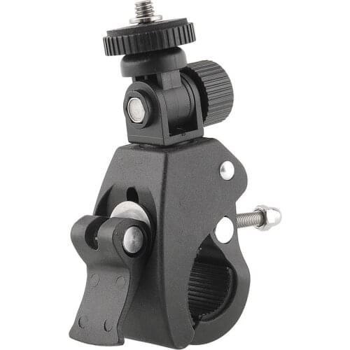 Camera Handlebar Mount for Camera Bicycle Handlebar Mount 1/4 Screw Clamp Bracket Tripod For Gopro Camera DV