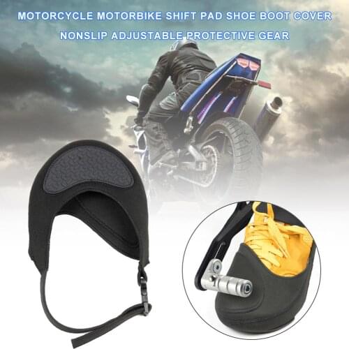 Motorcycle Motorbike Shift Pad Shoe Boot Cover Nonslip Adjustable Protective Gear Motorcycle Accessories 2021