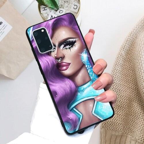 For Samsung Galaxy Aja - RuPauls Drag Race Season 9 Soft TPU Black Border Samsung Galaxy Case