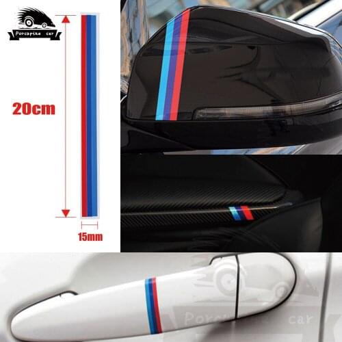 2pcs M Power Performance Sticker For BMW E36 E46 E60 E90 320i 325 328 330 F30 F10 520 525 M3 M5 F20 E87 F47 E30 E39 X1 X3 X5 X6