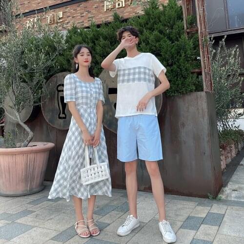 2021 new art fan lovers dress couples clothes couples clothing