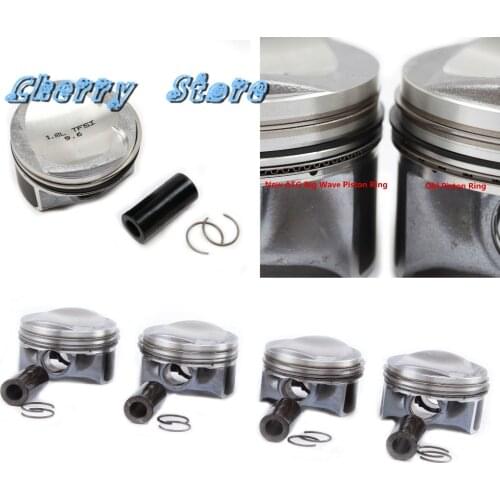 NEW 06K 107 065 G ATG Piston & Upgrade Piston Ring Assembly Pin 23mm For VW Golf Passat Audi A3 A4 TT Seat Skoda 1.8T 06J198151B