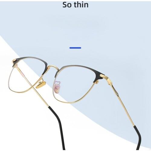 Metal Computer Glasses Frame Anti Blue Ray Women Cat Eye Myopia Eyeglasses Frame 2020 Lady Stylish Eyewear High Quality