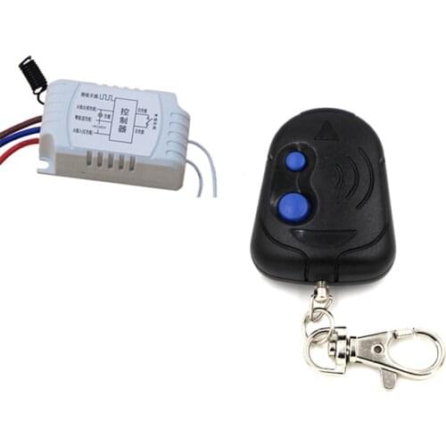 AC220V 1CH RF Wireless Remote Control Switch Simple Operation with Manual Button 1* Receiver+1*Transmitter Smart Home 315/433mhz
