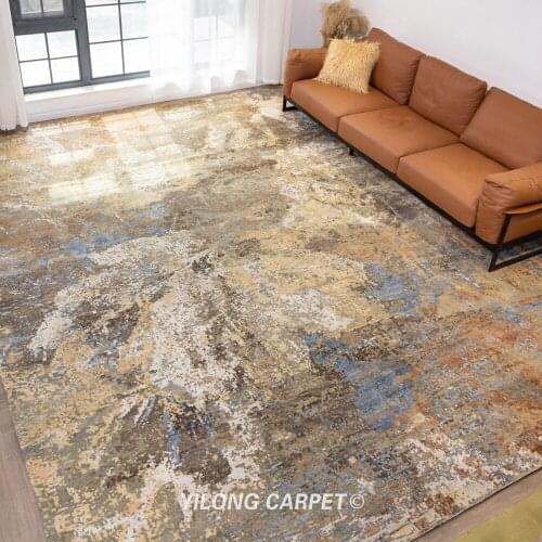 Yilong 12'x15' Big hand knotted wool carpet Dining Room Handmade Carpet (YLRugP1982)