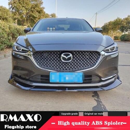 For Mazda 6 ATENZA Body kit Rear spoiler 2020-2021 ABS Rear Bumper Diffuser Bumpers Protector bumper rear lip rear spoiler