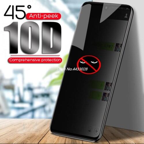 Anti Spy Tempered Glass for10D IPhone 7 6 6S 8 Plus X XR Privacy Screen Protector Film for IPhone 6 7 8 XS Max Protective Glass