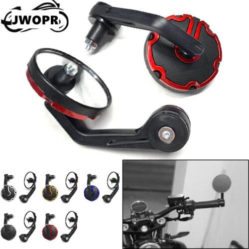 Motorcycle Modification Retro Handlebar Rear View Mirror Bike Handlebar Reversing Mirror Reflector Motorcycle Accessories