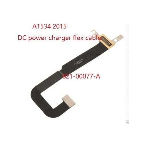 10pcs/Lot I/O USB-C Power Jack DC Charger Charging Flex Cable 821-00077-A / 02 for MacBook Retina 12" A1534 2015 MF855 MF865