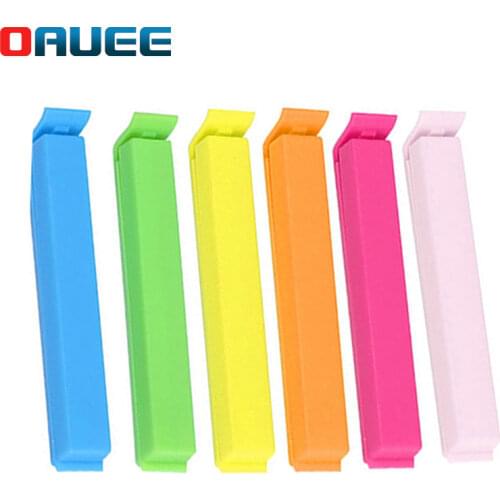 10PCS Portable New Kitchen Storage Food Snack Seal Sealing Bag Clips Sealer Clamp Plastic Tool