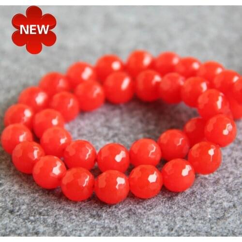 2021 New For Necklace&Bracelet 10mm Natural Rose Red Chalcedony Beads Round Stone Loose DIY Beads 15inch Fashion Jewelry Making