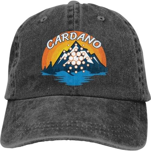 ADA Cryptocurrency Mountain Sunset The Baseball Cap Peaked capt Sport Unisex Outdoor Custom Cardano Coin ADA Cryptocurrency Hats