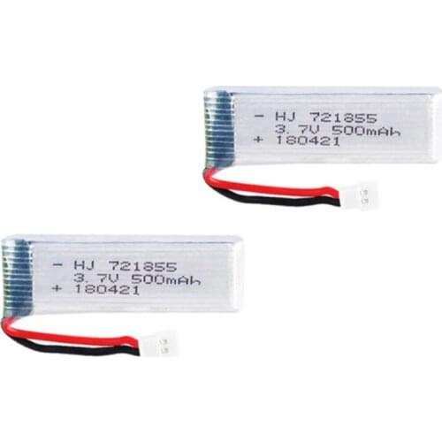 3.7V 500mAh lipo Battery for JJRC H37 Eachine E50S E50 Wltoys V930 V977 RC Quadcopter Spare Parts 3.7v 721855 Battery