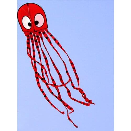 Free shipping 10pcs/lot octopus wholesale kite reel for children kite flying toys ripstop nylon kite factory weifang albatross