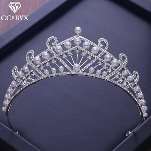 CC Tiaras And Crowns Hairbands CZ Hollow Design Princess Engagement Wedding Hair Accessories For Bridal Jewelry Elegant XY063