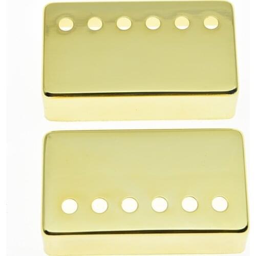 KAISH Gold 50mm Humbucker Guitar Pickup Covers for Les Paul
