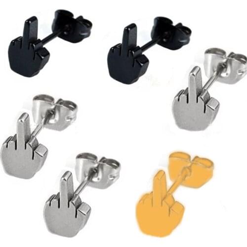 HWetR Women's Silver Earrings