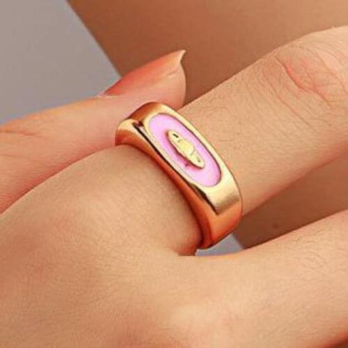 Geometric Satellite Ring New Funny Universe Rings For Women Jewelry Creative Planet Ring Jewellery Gift Anel Bague Anillos A83