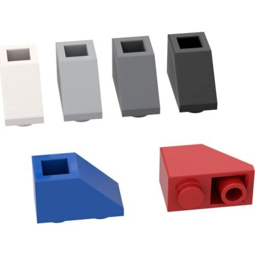 10PCS Building Blocks 3665 2x1 Slope Inverted Face Reverse High-Tech Bricks Assembles Particles DIY Parts Toy For Children Gift