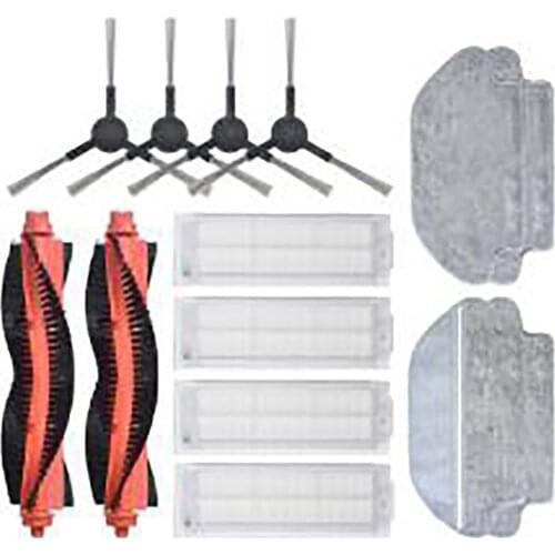 Main Roller Side Brush Filter for XIAOMI MIJIA STYJ02YM Wet Dry Mop Cloth for XIAOMI MIJIA STYJ02YM Vacuum Cleaner Spare Part