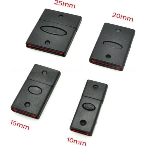 Plastic Breakaway Safty Buckles For Neck Strap Lanyard Webbing ID Badge Tag Holder Black