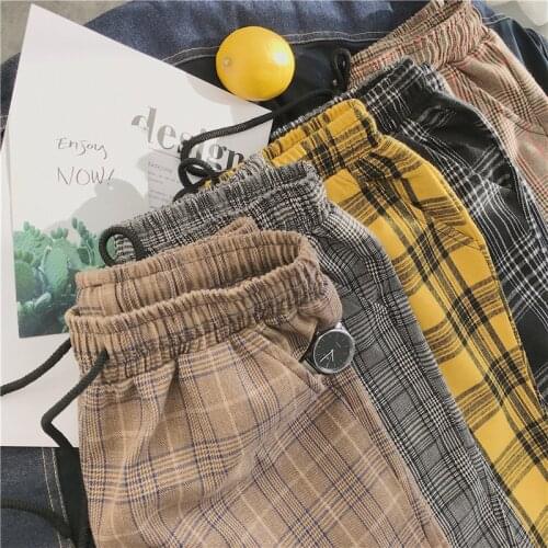 Plegie Women's Plaid Trousers
