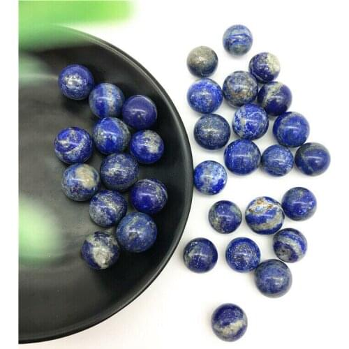 Drop Shipping 1PC 15-18mm Natural Lapis Lazuli Polished Stones Crystal Balls Sphere Healing Decor Natural Stones and Crystals