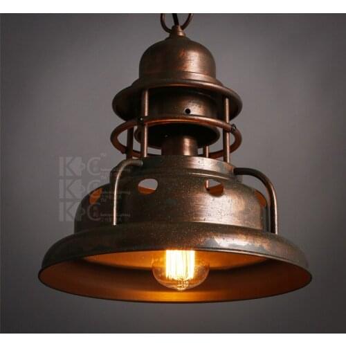 Retro Industrial Creative Dining Room Pendant Lamp Art Vintage Bar/ Cafe Hanging Light Edison Bulbs Hallway Light Free Shipping