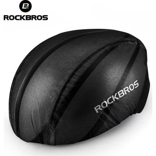 ROCKBROS Waterproof Dust-proof Rain Helmet Cover MTB Road Bike Bicycle Ultra-light Rainproof Cycling Helmets Covers Sport Safety