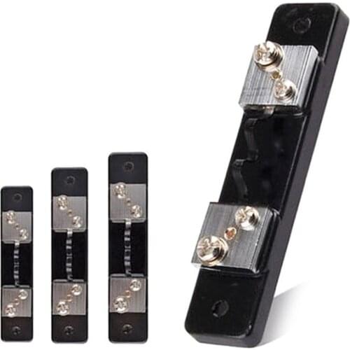 FL-2 DC Current Shunt 10/15/20/30/50A 75mV Shunt Resistor for DC Current Meter Ammeter Dropshipping