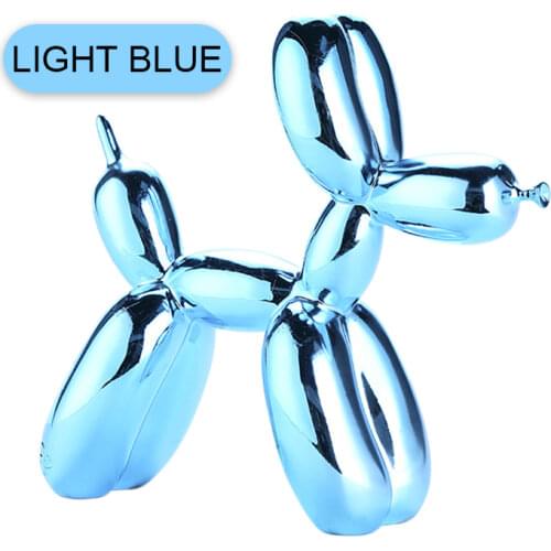 Resin Dog Ornament Balloon Dog Crafts Sculpture Statue Gifts Fashion Cake Home Decoration Party Dessert Desktop Decoration