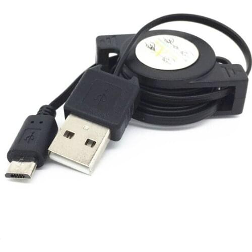 Retractable Micro USB Data Sync Charger Cable for Htc X715E G22 A3333 Tattoo T328T X720D One Xc Titan Ii T328D Desire Vc A315C