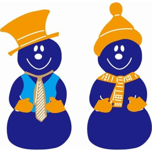 YINISE Metal Cutting Dies For Scrapbooking Stencils Snowman DIY Cut Paper Album Cards Making Embossing Folder Craft Die Cuts