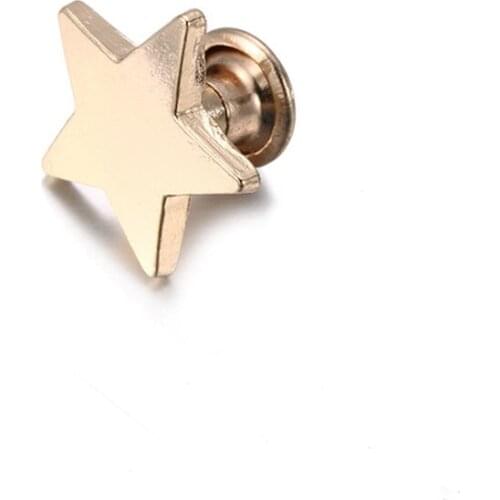 Stars Rivets Flat Stars Leather Craft DIY Rivets Clothing Bag Shoes Crafts Decor Supplies Garment Sewing Punk Accessory