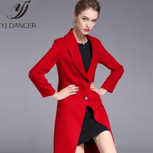 Special Price Autumn And Winter Europe And The United States Coat Women High-End Self-Cultivation Handmade Wool Cashmere Overcoat Double-Sided Long Section 2019 New Coat Female ZZZ062