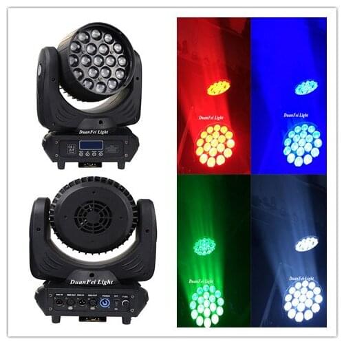 10lot 19x12w lyre zoom moving head led dmx rgbw moving light zoom wash