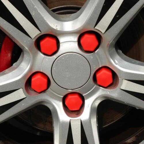 19mm 20pcs Silicon Car Wheel Nuts Covers For Mercedes Benz Series-A B C E S G M ML GLK C CL CLK CLS GL R SL SLK SLS AMG