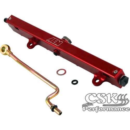 Aluminum Fuel Rail Fits For Acura RSX K20A K20A2 K20Z1 Type-S 2.0L 02-06 Red / Black