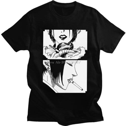 Classic Nana Manga T Shirt Men Soft Cotton Urban Harajuku T-shirt Short Sleeved Japanese Anime Tee Fashion Tshirt Clothing