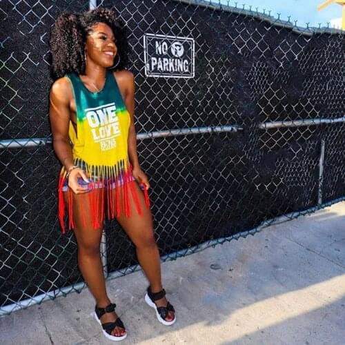 TNNAOFF Aesthetic Letter Print Tassel T Shirt for Women Summer Sexy Elegant Sleeveless O-neck Lounge Wear Loose Sweatshirt Tops